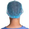 Sirius Protective Products 24In Blue Disposable Bouffant Hair Nets, High Quality Breathable Material, 100PK PP2MC24